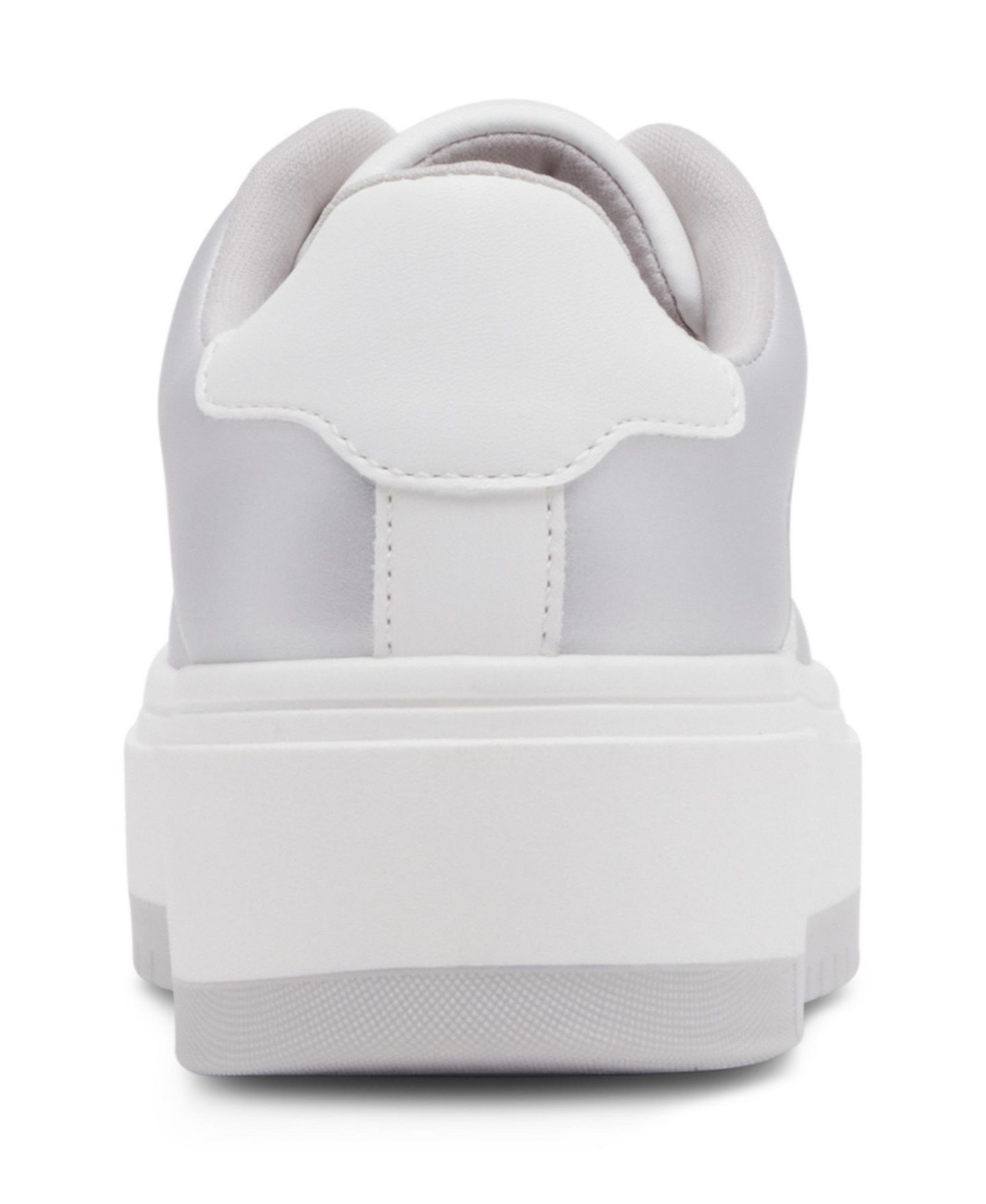Кроссовки Steve Madden JAlisa Lace Up Sneaker для девочек, цвет: Серебряный — фото 3