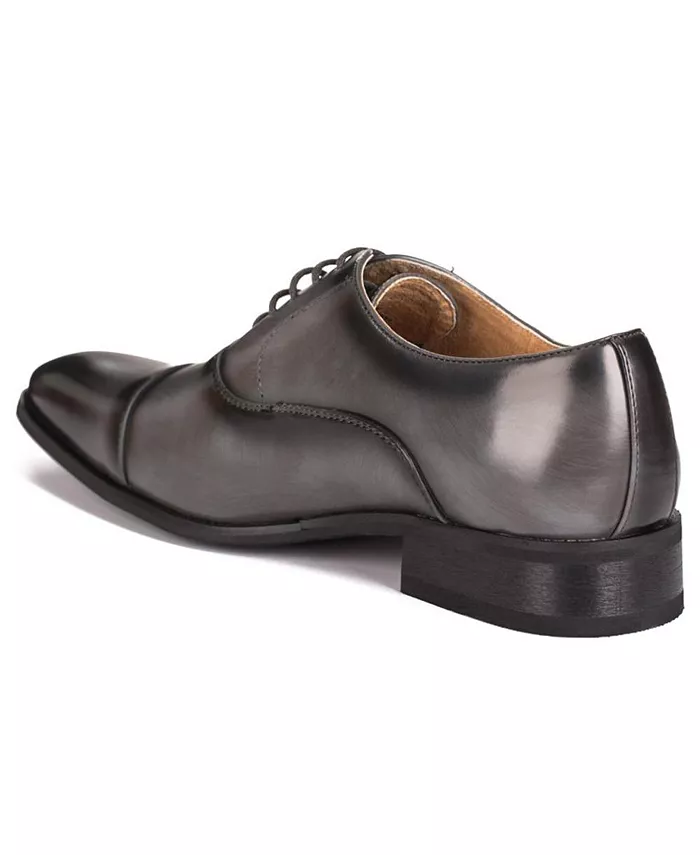 Lace-up Cap Toe Dress Oxfords Shoes - thumbnail 8