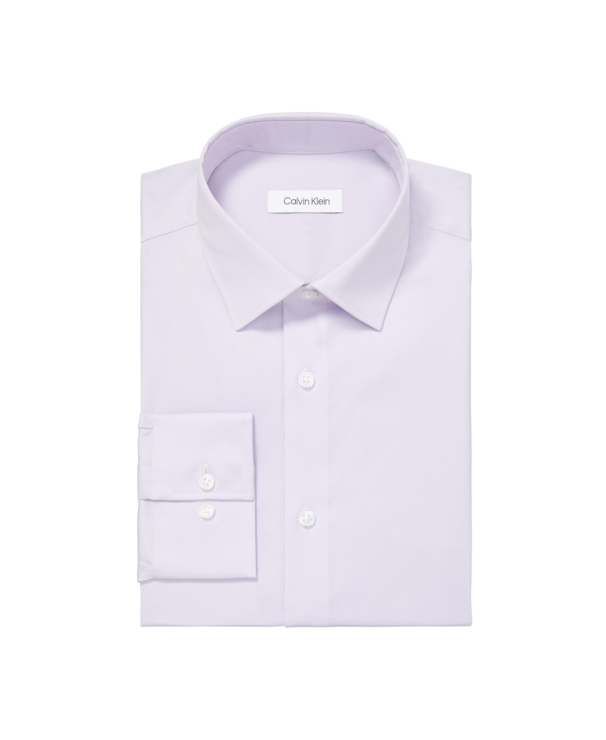 Calvin Klein Men's Refined Cotton Stretch Regular Fit Dress Shirt
