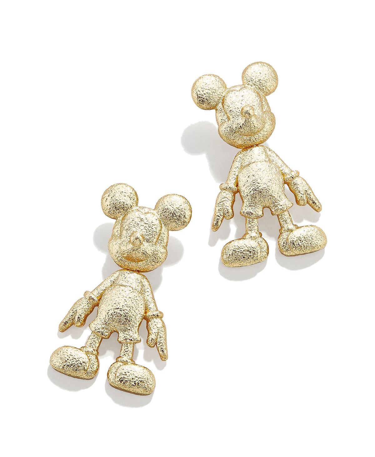 Women's Baublebar Mickey Mouse Gold-Tone Fleck 3D Earrings - Gold-Tone