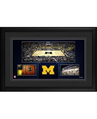 Michigan Wolverines Framed 10'' x 18'' Crisler Center Panoramic Collage ...