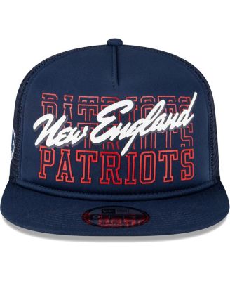 Men's Navy New England Patriots Instant Replay 9FIFTY Snapback Hat