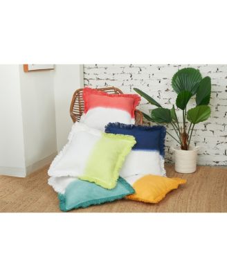 Aster Hibiscus Throw Pillow