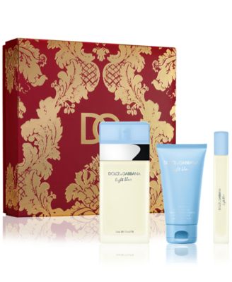 Light good Blue by Dolce & Gabbana 3 Piece Gift Set with Travel Spray women