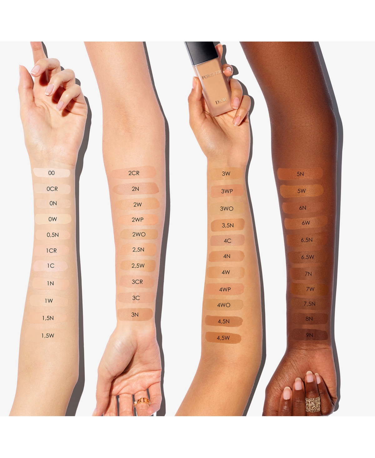 Dior Forever Matte Skincare Foundation Spf 15 In 0 Cool Rosy (fair Skin With Cool Rosy Un