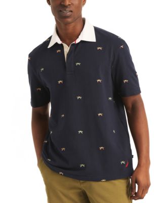 Nautica Men s Classic Fit Paddle Print Polo Shirt Macy s