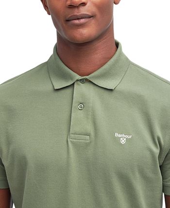 Barbour Men's Lightweight Sports Short-Sleeved Polo Shirt Tee