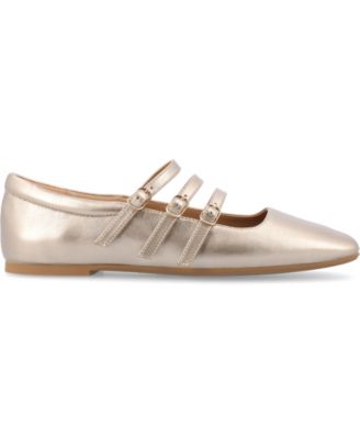 Women's Darlin Multi Strap Mary Jane Square Toe Flats