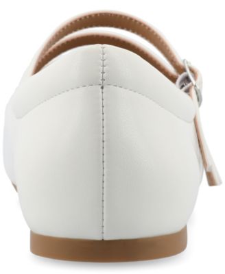 Women's Darlin Multi Strap Mary Jane Square Toe Flats