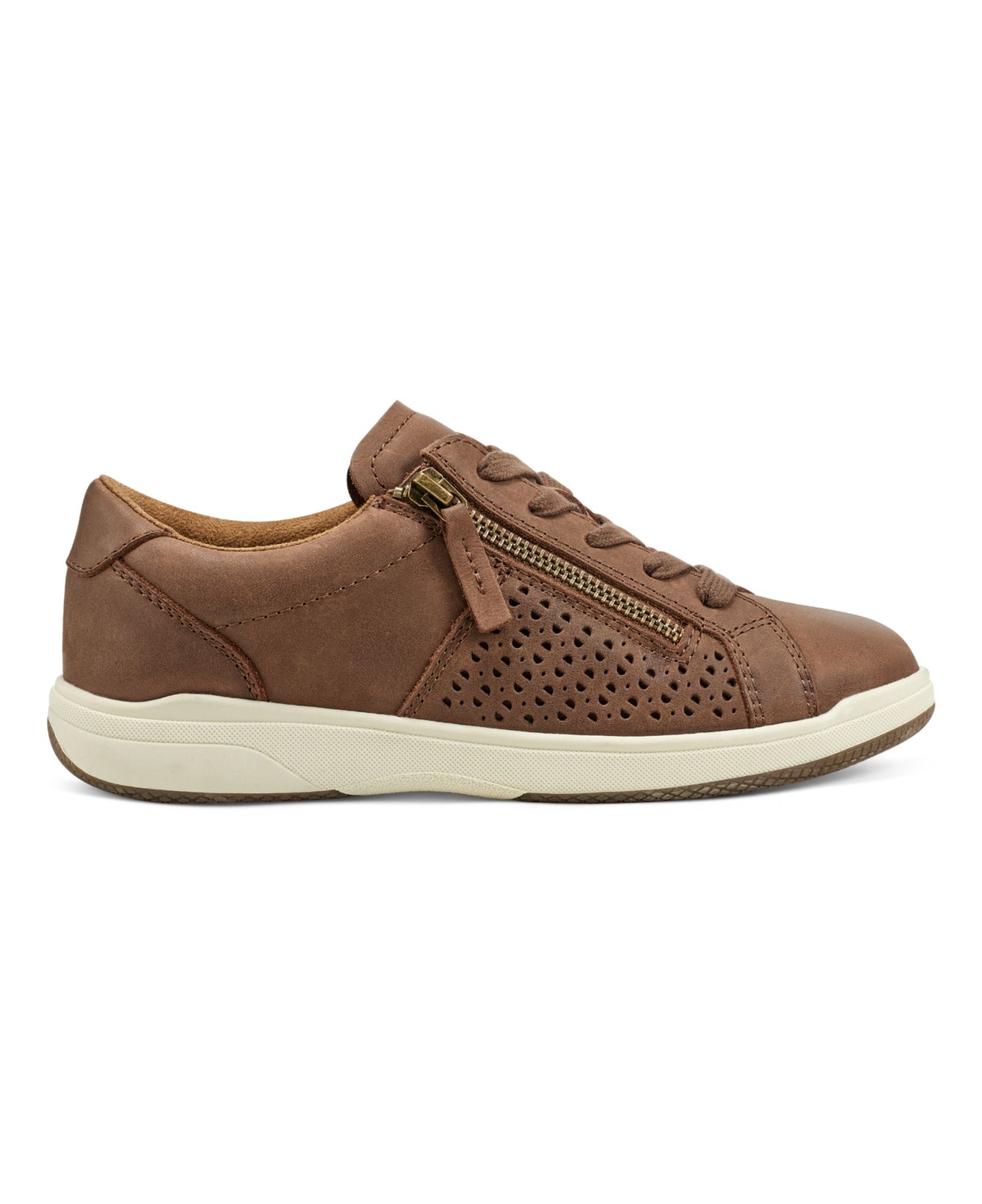 Women's Netta Side Zip Lace-Up Sneakers
