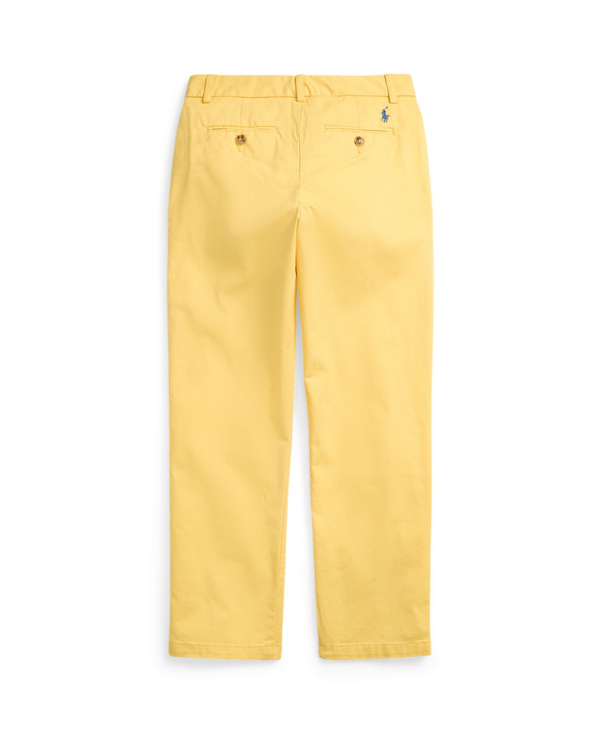 Shop Polo Ralph Lauren Big Boys Straight Fit Flex Abrasion Twill Pants In Corn Yellow