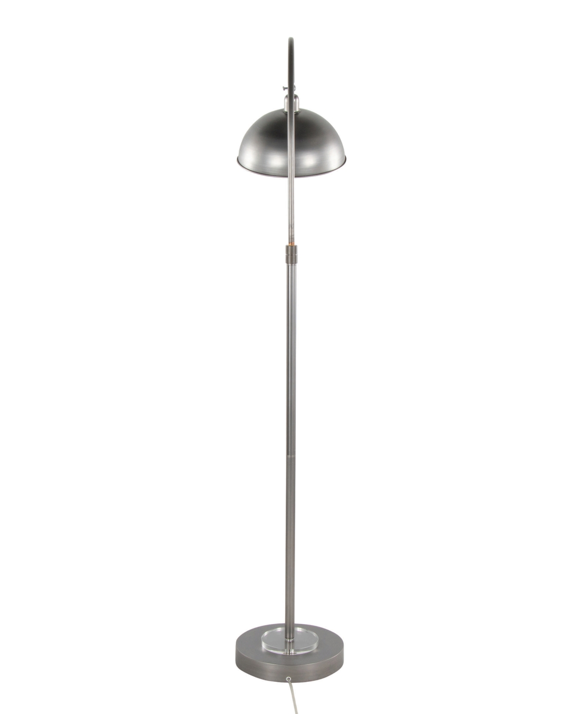 Shop Lumisource Emery 63.5" Metal Floor Lamp In Pewter