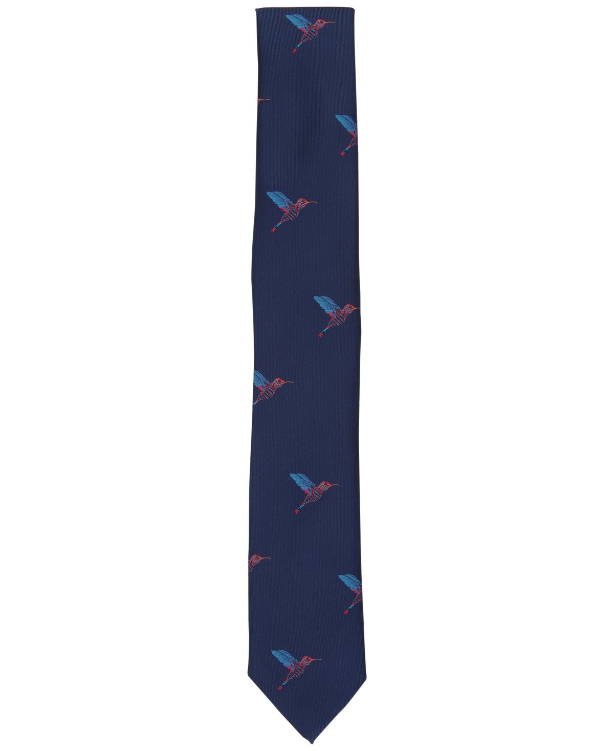 Shop Bar Iii Men's Elliot Hummingbird Tie, Created For Macy's In Navy