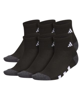 adidas Boys Youth Athletic Cushioned Quarter Socks Pack of 6 Macy s