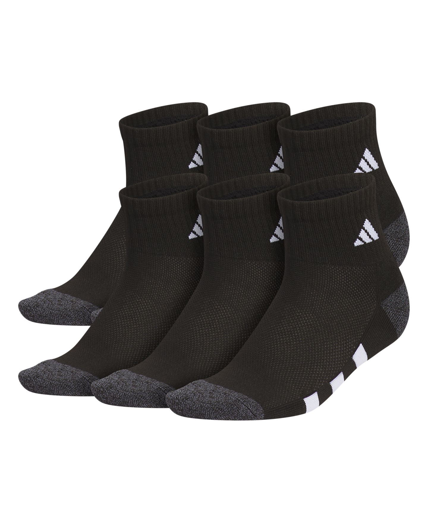 Носки Cushioned, укороченные — adidas, цвет: Чёрный — фото 1