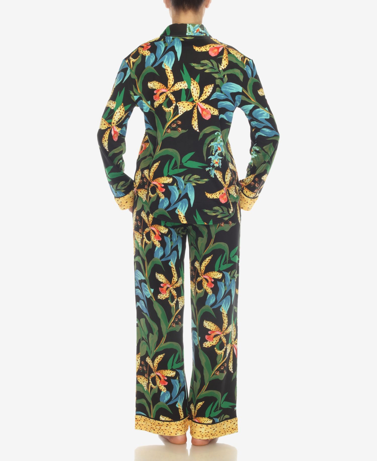 Women's 2-Piece Wildflower Print Pajama Set