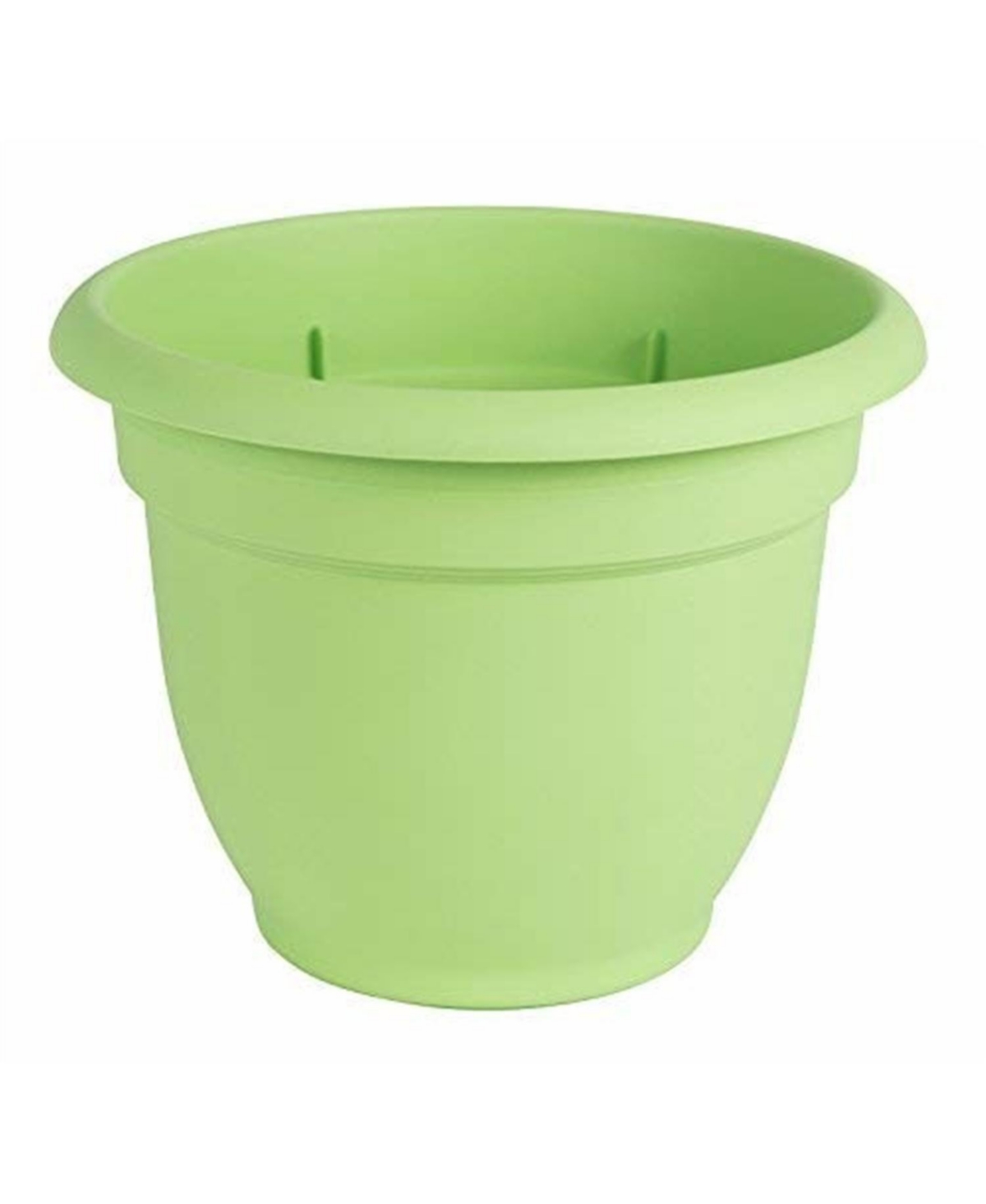 Ariana Planter with Self-Watering Disk, Honey Dew - 10 inches - Green