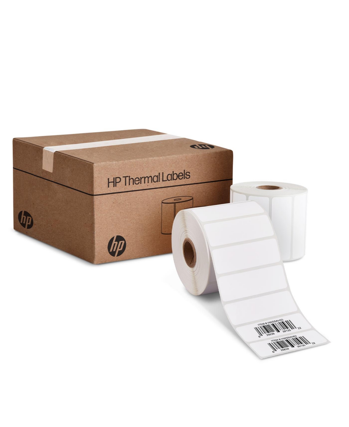 3x1" Direct Thermal Shipping Labels, 2 Rolls (2750 Labels) - Open White
