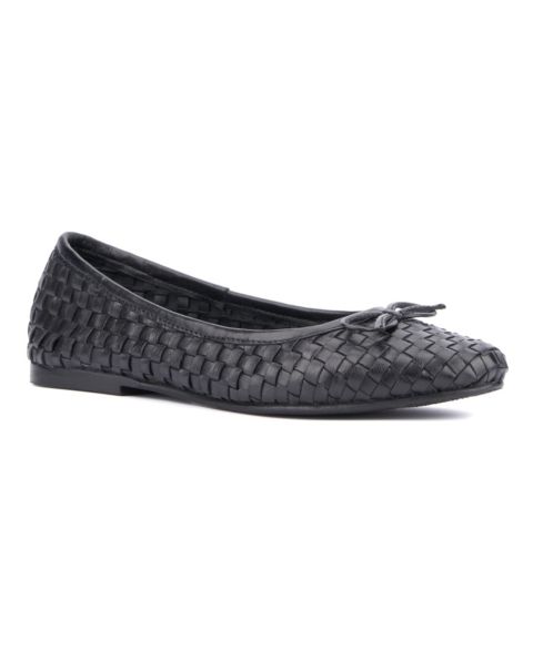 Женские балетки Vintage Foundry Co Jalene, цвет: Чёрный
