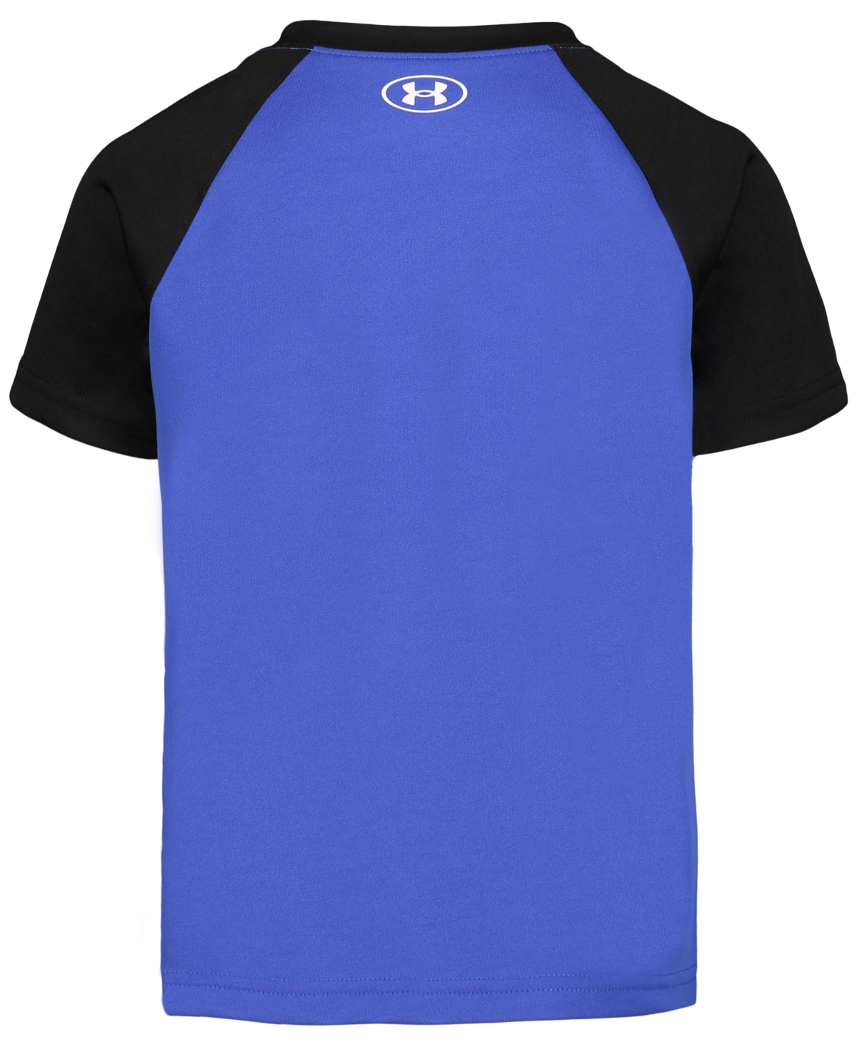 Shop Under Armour Toddler Boys Baseball Logo Raglan-short-sleeve T-shirt In Dark Blue