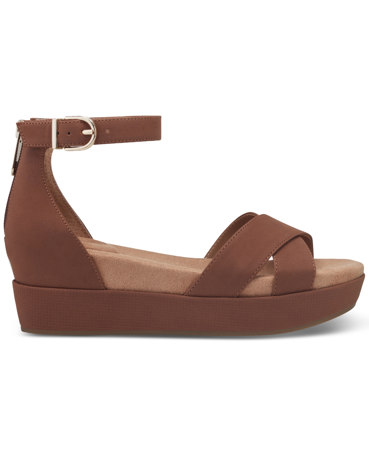 Giani Bernini Women's Eviee Memory Foam Wedge Sandals, Created for Macy's