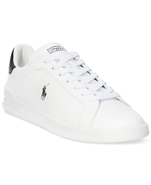 alfani Polo Ralph Lauren Men's Heritage Court II Leather Sneaker Men's Shoes