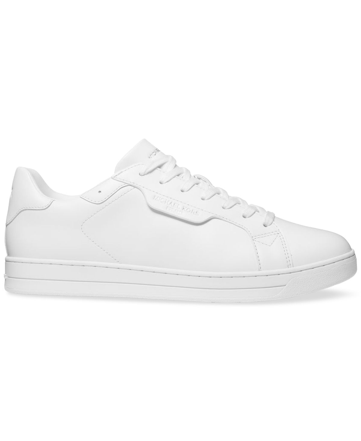 Shop Michael Kors Men's Keating Lace-up Sneaker In Optic White