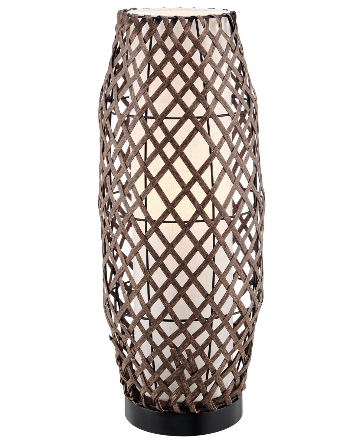 Lite Source Outdoor Cordless Baran Table Lamp In Brown