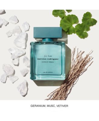 Men's For Him Vetiver Musc Eau de Toilette Spray, 3.3 oz., A Macy's Exclusive