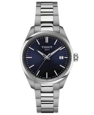 Tissot - Unisex Swiss PR 100 Stainless Steel Bracelet Watch 34mm