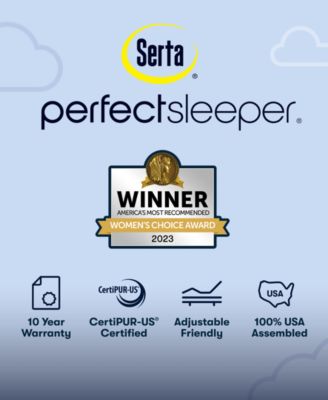 CLOSEOUT! Perfect Sleeper Blue Lagoon Night 13.5" Medium Mattress-Queen