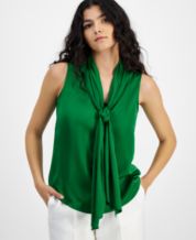 Green hot sale tops macys