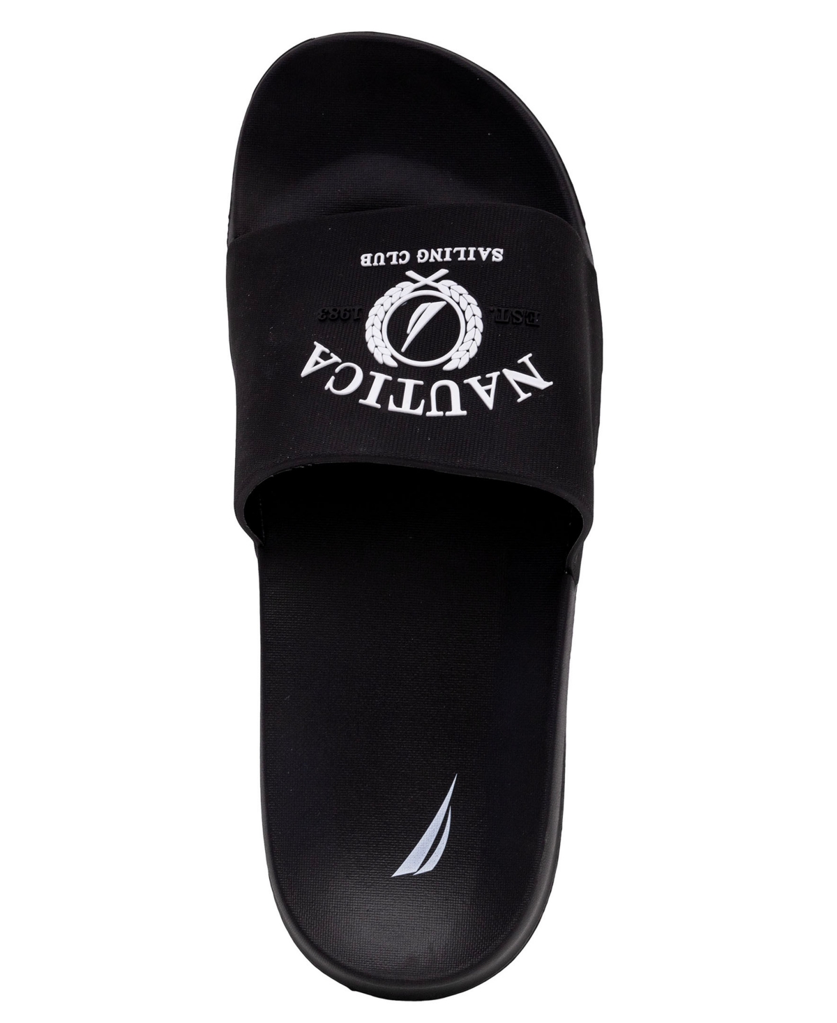 Nautica Men's Porter 3 Pool Slip On Slides - White
