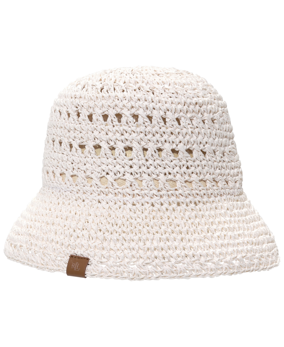Paper Straw Crochet Bucket Hat - Indigo Dusk
