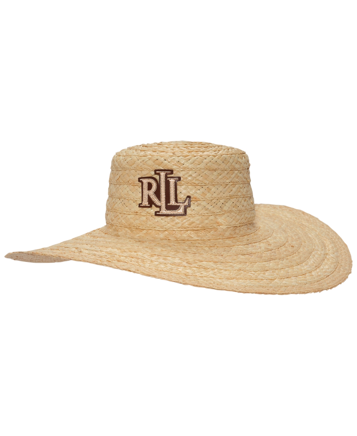 Rustic Sun Hat with Logo - Natural