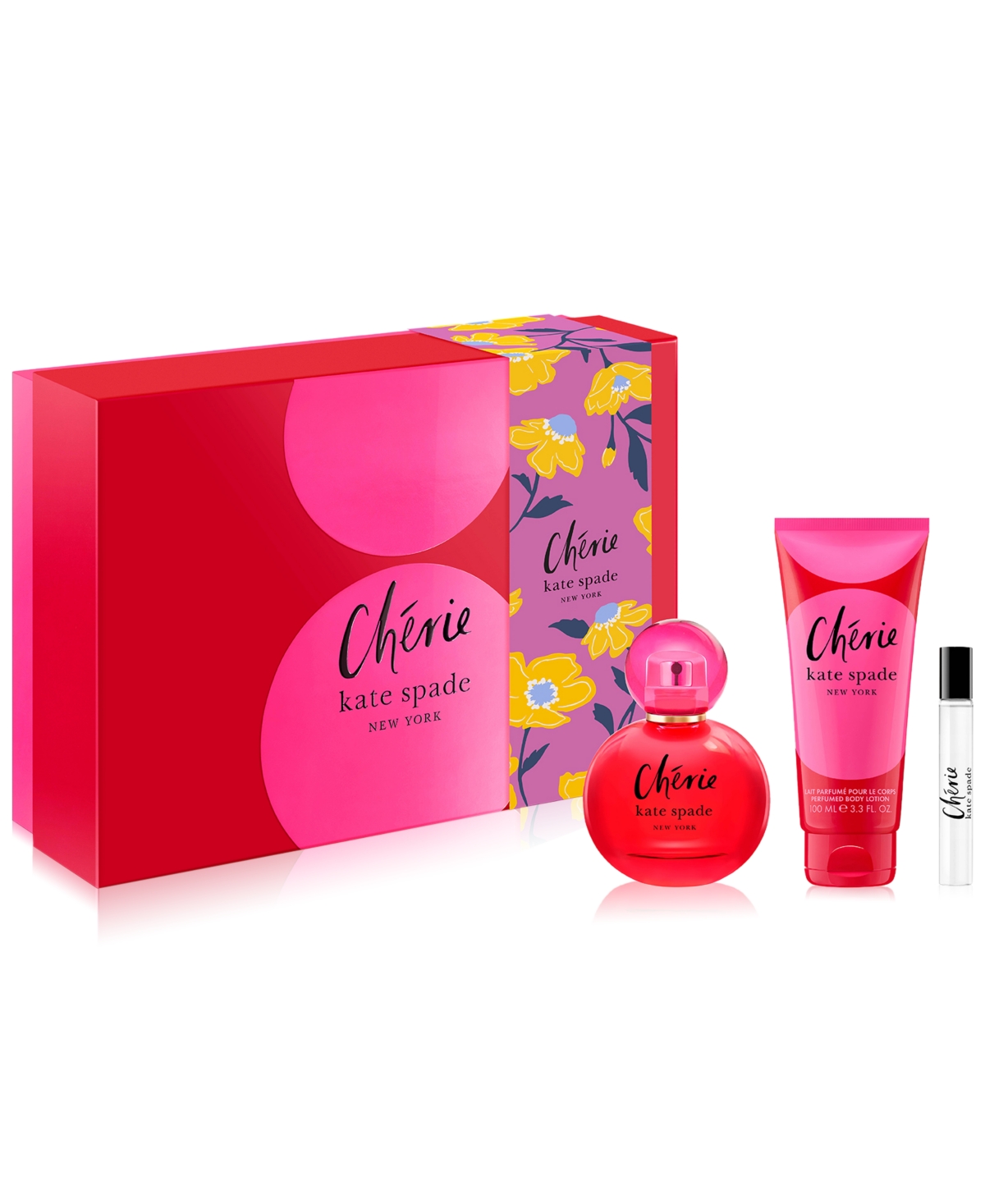 Shop Kate Spade 3-pc. Cherie Eau De Parfum Gift Set In No Color