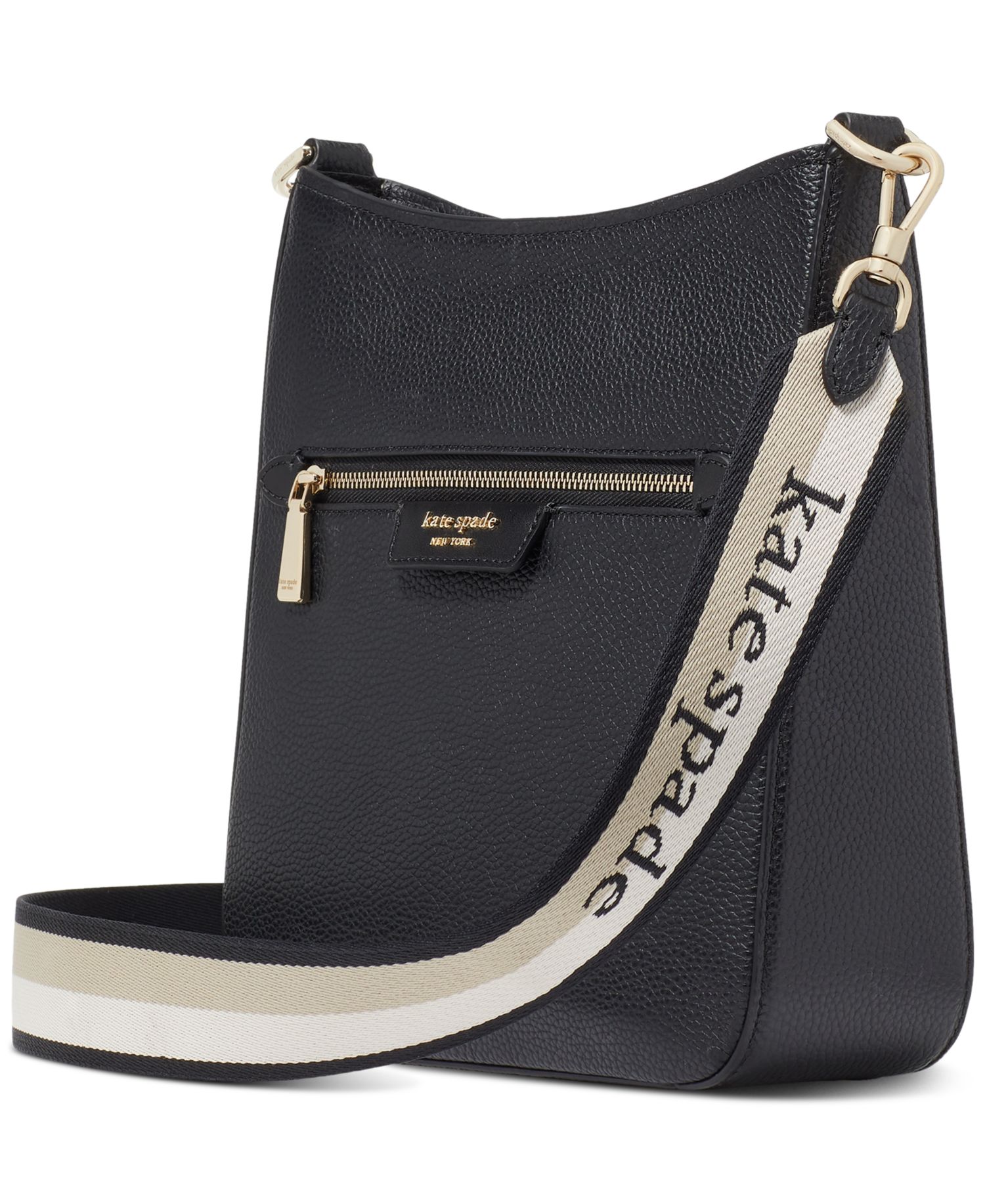 Hudson Pebbled Leather Small Crossbody Bag