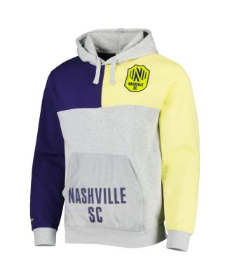 Men's Gray Nashville SC Tie Breaker Pullover Hoodie