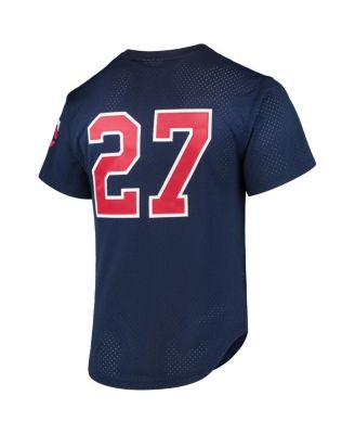 Men's David Ortiz Navy Minnesota Twins 2002 Cooperstown Collection Mesh Batting Practice Jersey