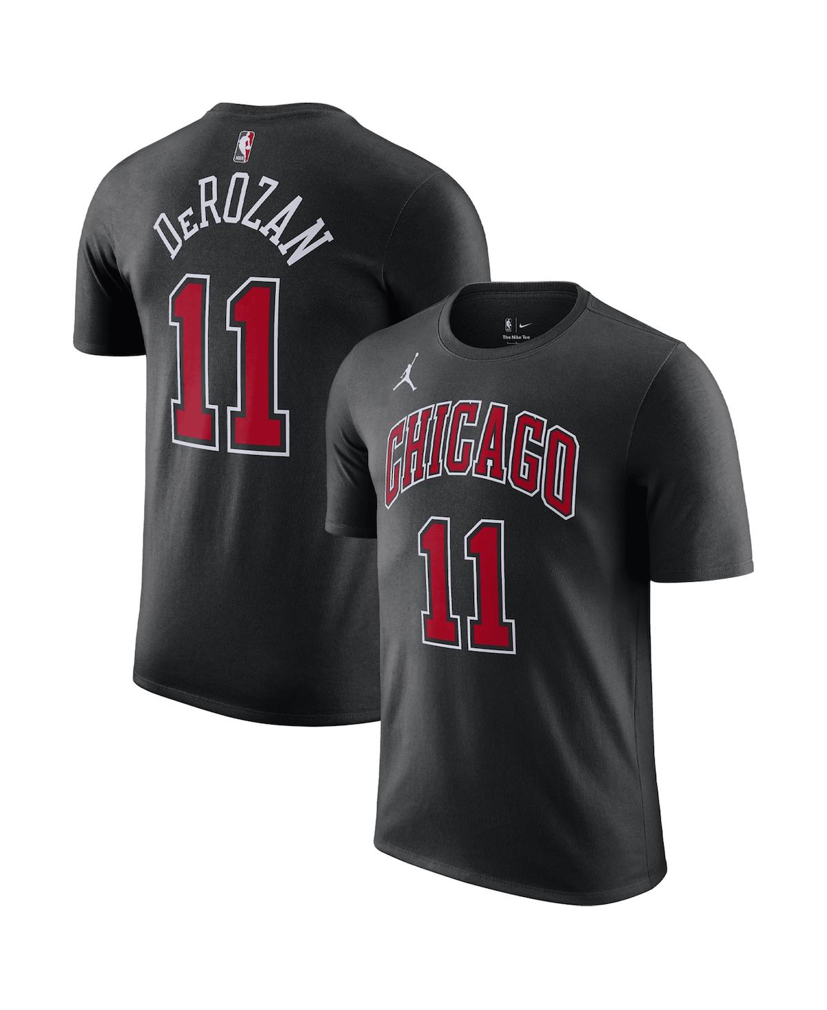 Men's Jordan DeMar DeRozan Black Chicago Bulls 2022/23 Statement Edition Name and Number T-shirt - Black