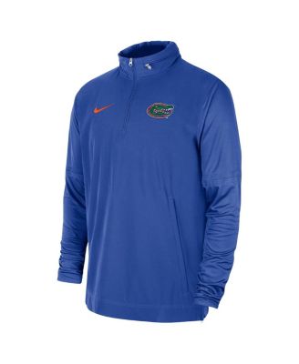Men's Royal Florida Gators 2023 Coach Half-Zip Hooded Jacket