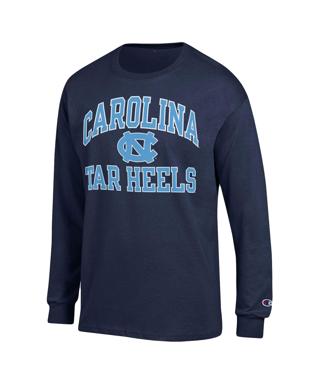 Men's ChampionNorth Carolina Tar Heels High Motor Long Sleeve T-shirt - Navy