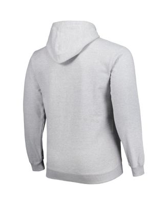 Men's Heather Gray Phoenix Suns Big and Tall Wordmark Pullover Hoodie