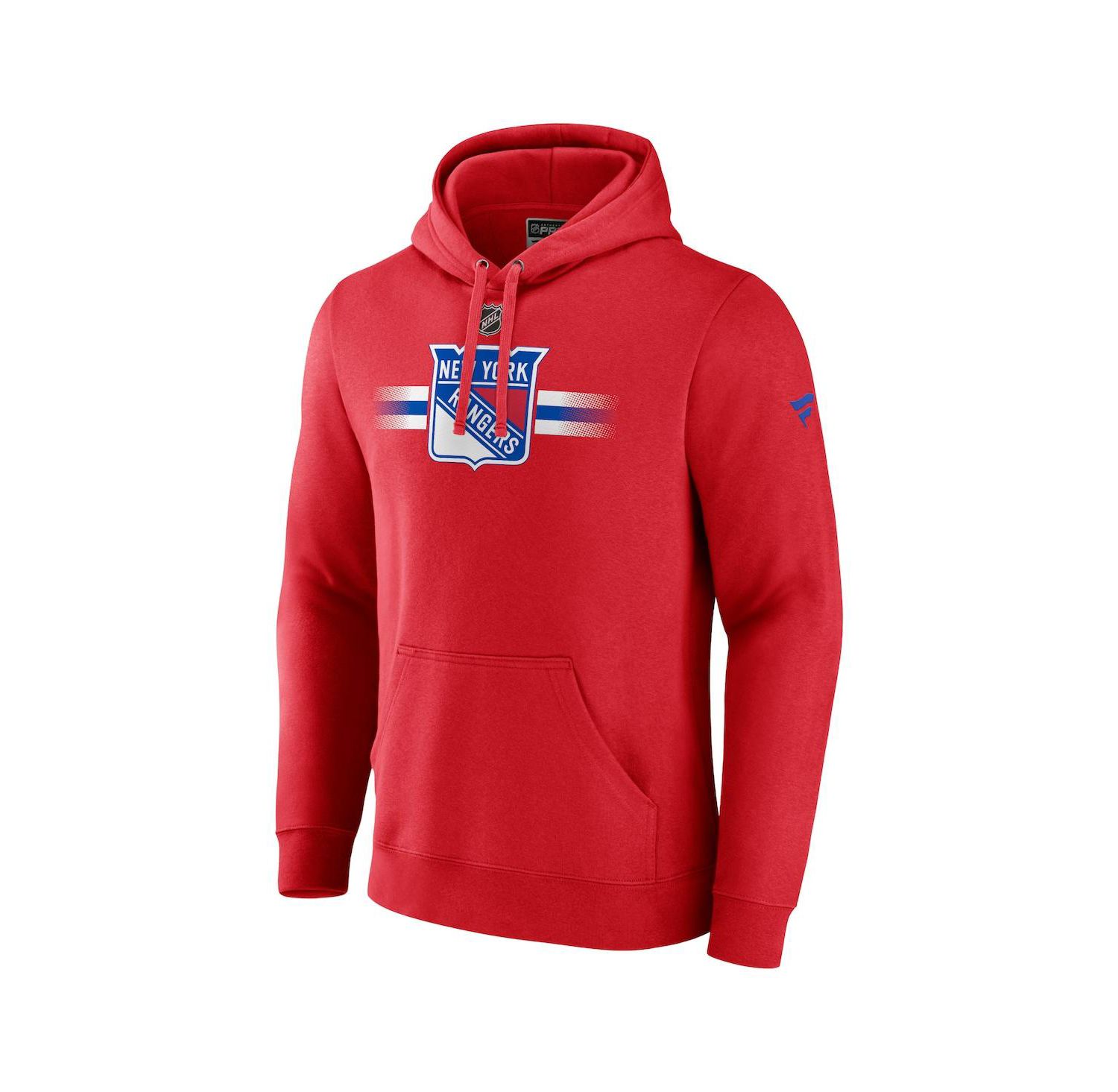 Men's Red New York Rangers Authentic Pro Secondary Pullover Hoodie