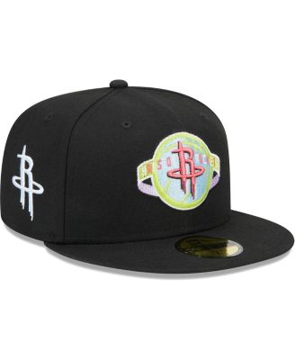 Men's New Era Black Houston Rockets Color Pack 59FIFTY Fitted Hat - Macy's