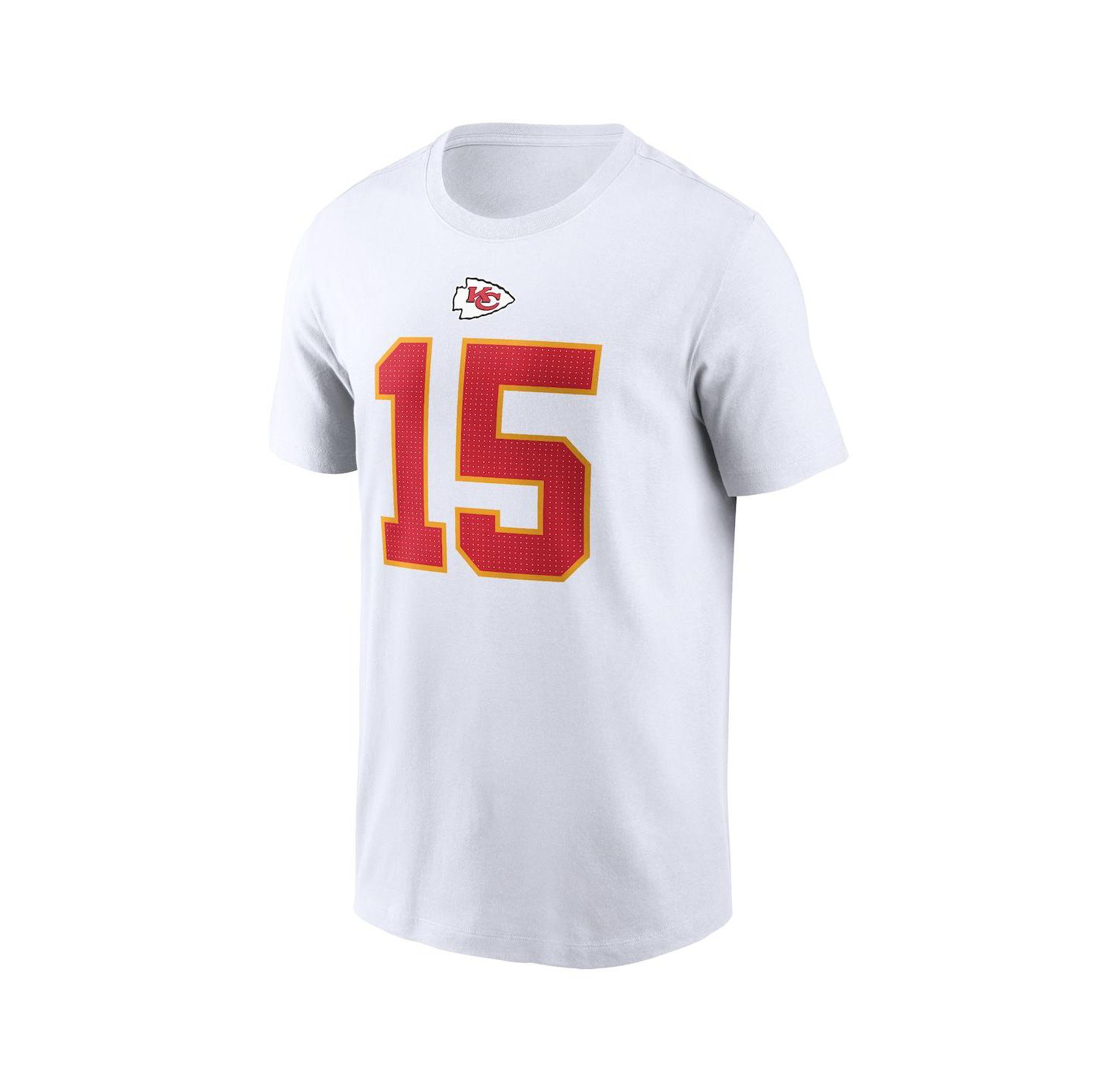Men's Patrick Mahomes White Kansas City Chiefs Player Name and Number T-shirt