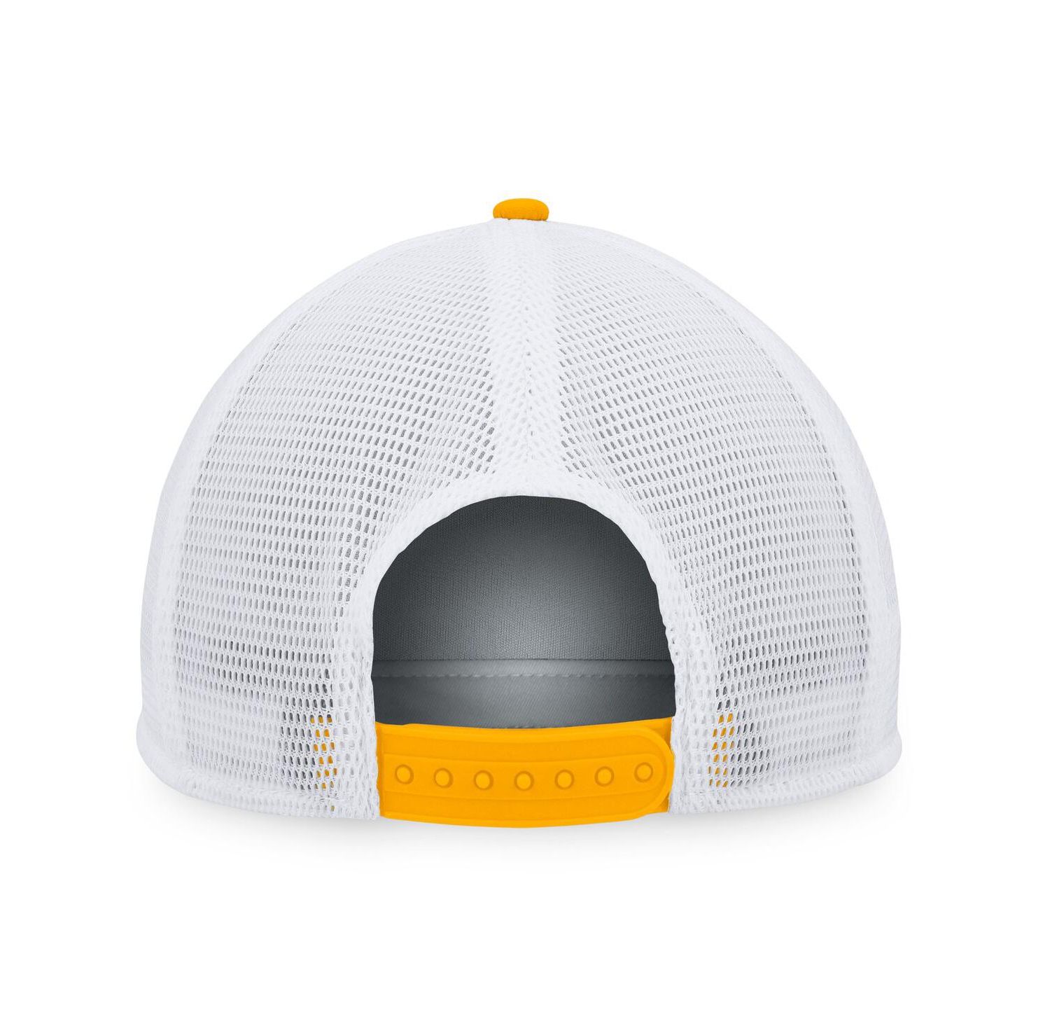 Men's Black, Gold Distressed Boston Bruins Heritage Vintage-Like Foam Front Trucker Snapback Hat