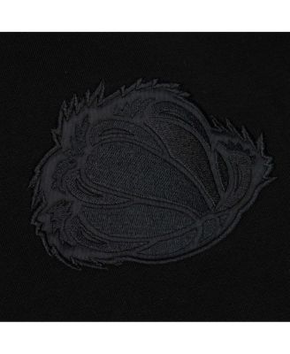 Men's Black Vancouver Grizzlies Hardwood Classics Tonal Pullover Hoodie