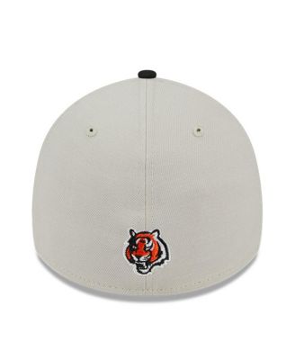 Men's Stone, Black Cincinnati Bengals 2023 NFL Draft 39THIRTY Flex Hat