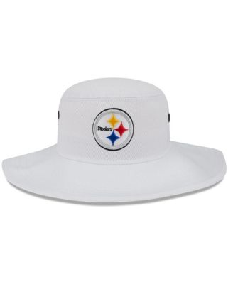 Men's White Pittsburgh Steelers 2023 NFL Training Camp Panama Bucket Hat